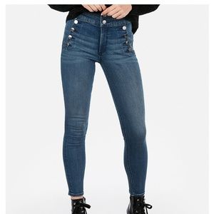 Express denim perfect high wasted jeans